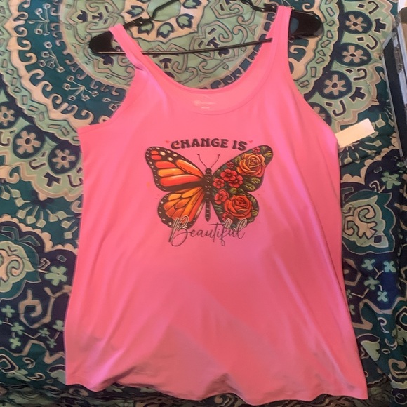 XXL Sleeveless, Taylor Made by CAT,BUTTERFLY picture with Change is Beautiful!! - Picture 4 of 4
